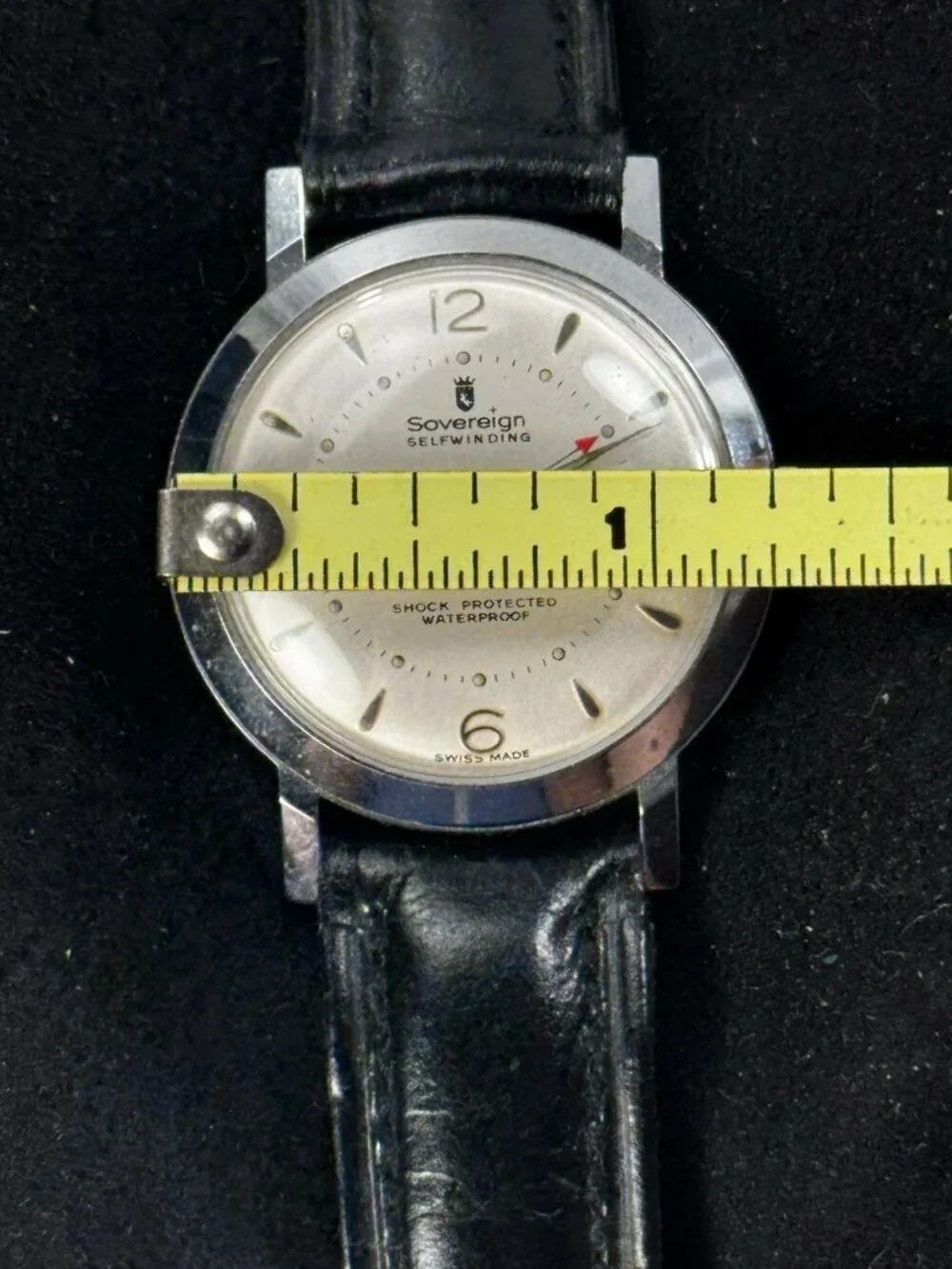 1960s Sovereign Swiss Self Winding Automatic Mens Watch Parts Repair